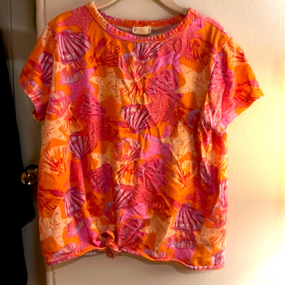 Jcrew factory seashells shirt